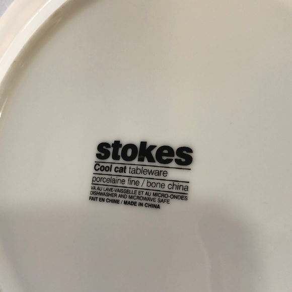 Stokes Aqua Cool Cat Tableware Set - Picture 6 of 6